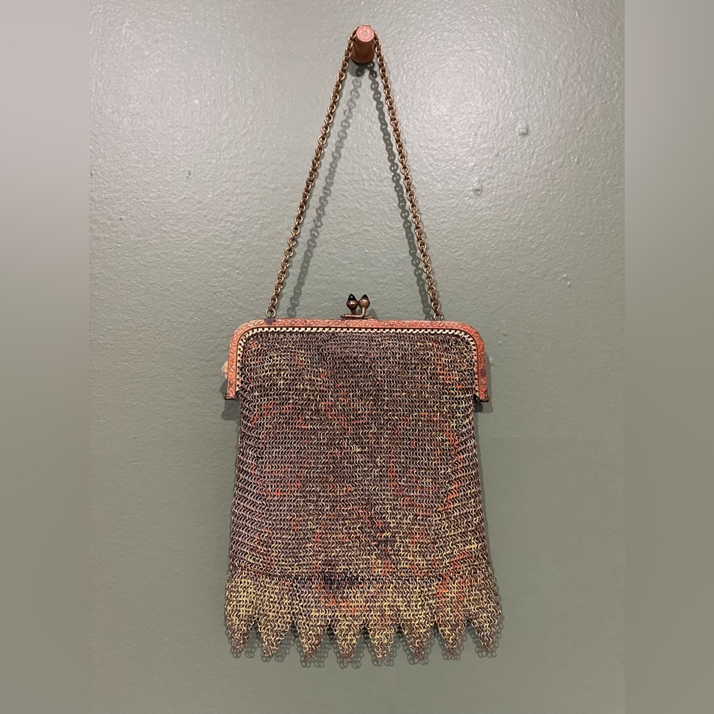 Vintage Metal Mesh Change Purse